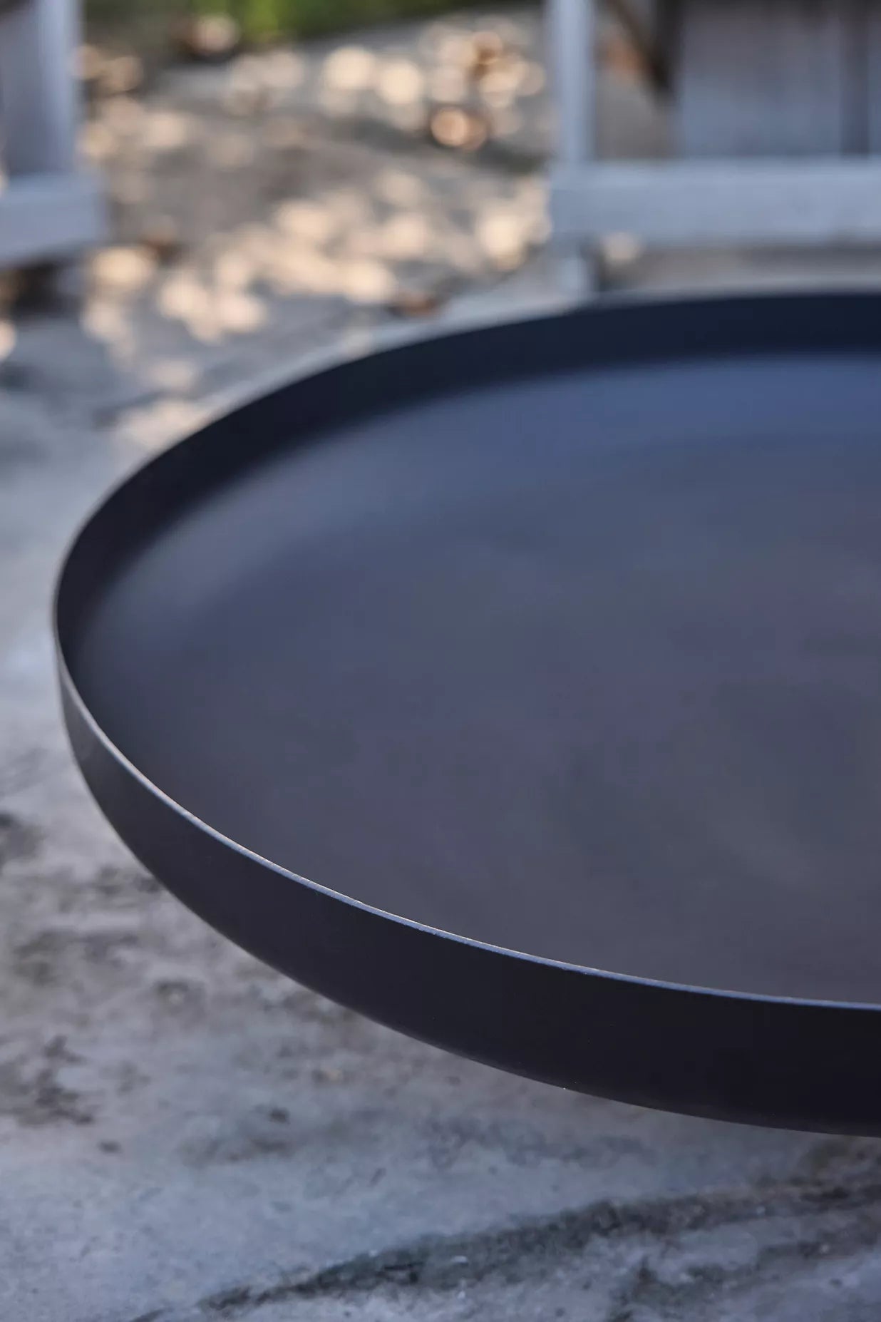 Weathering Steel Round Bowl Fire Pit