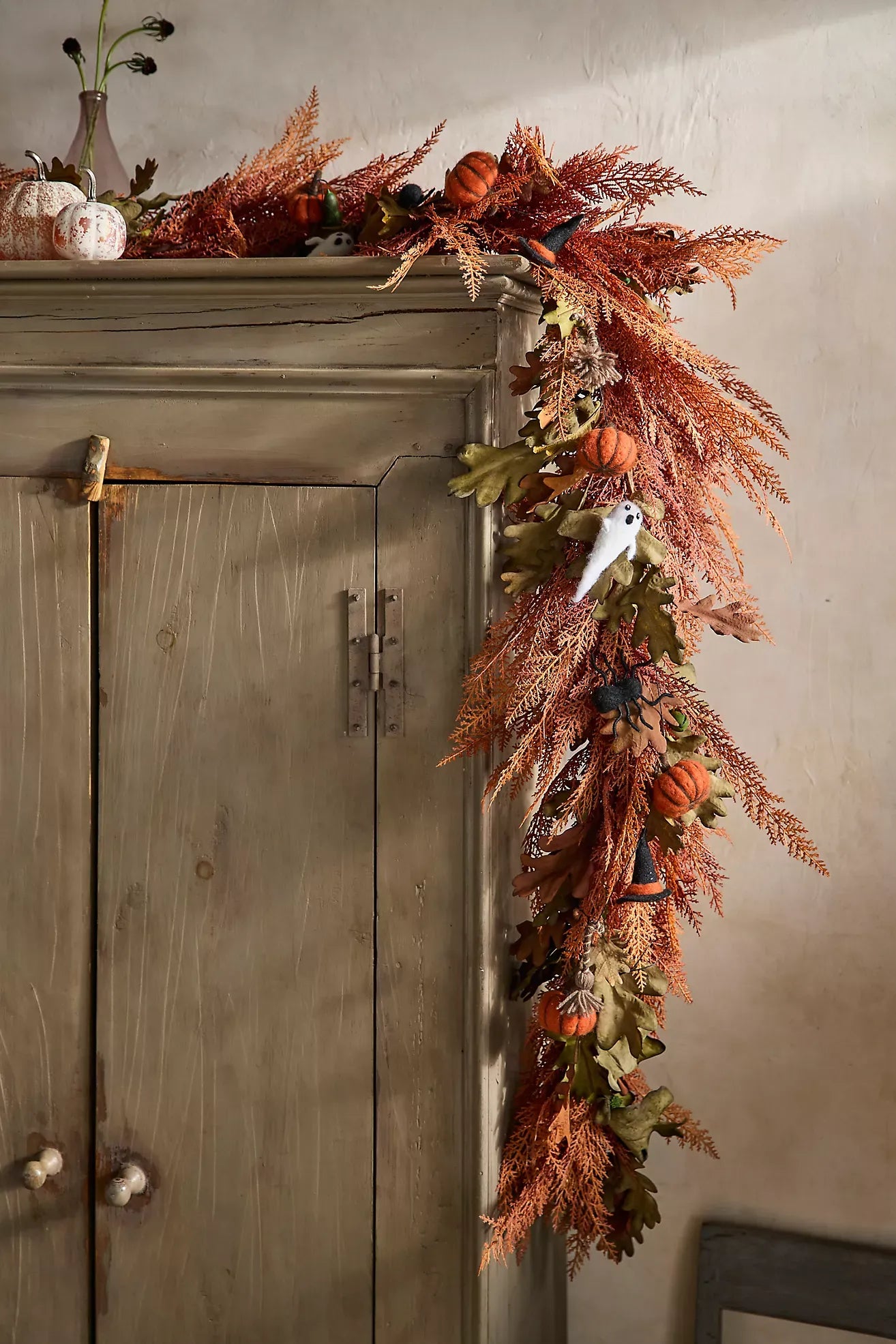 Faux Autumn Cedar Garland