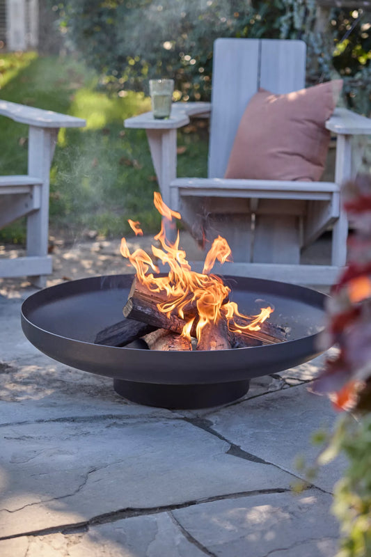 Weathering Steel Round Bowl Fire Pit