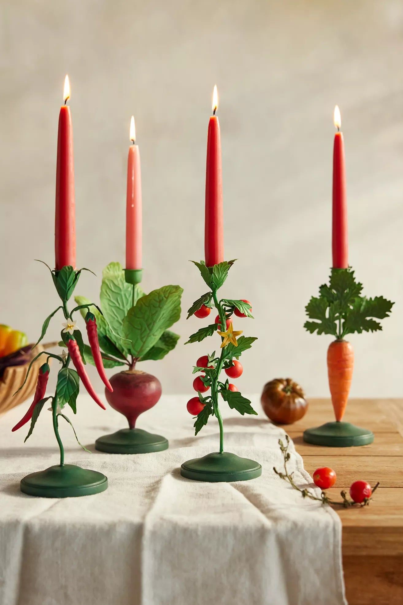 Root Vegetable Taper Holder