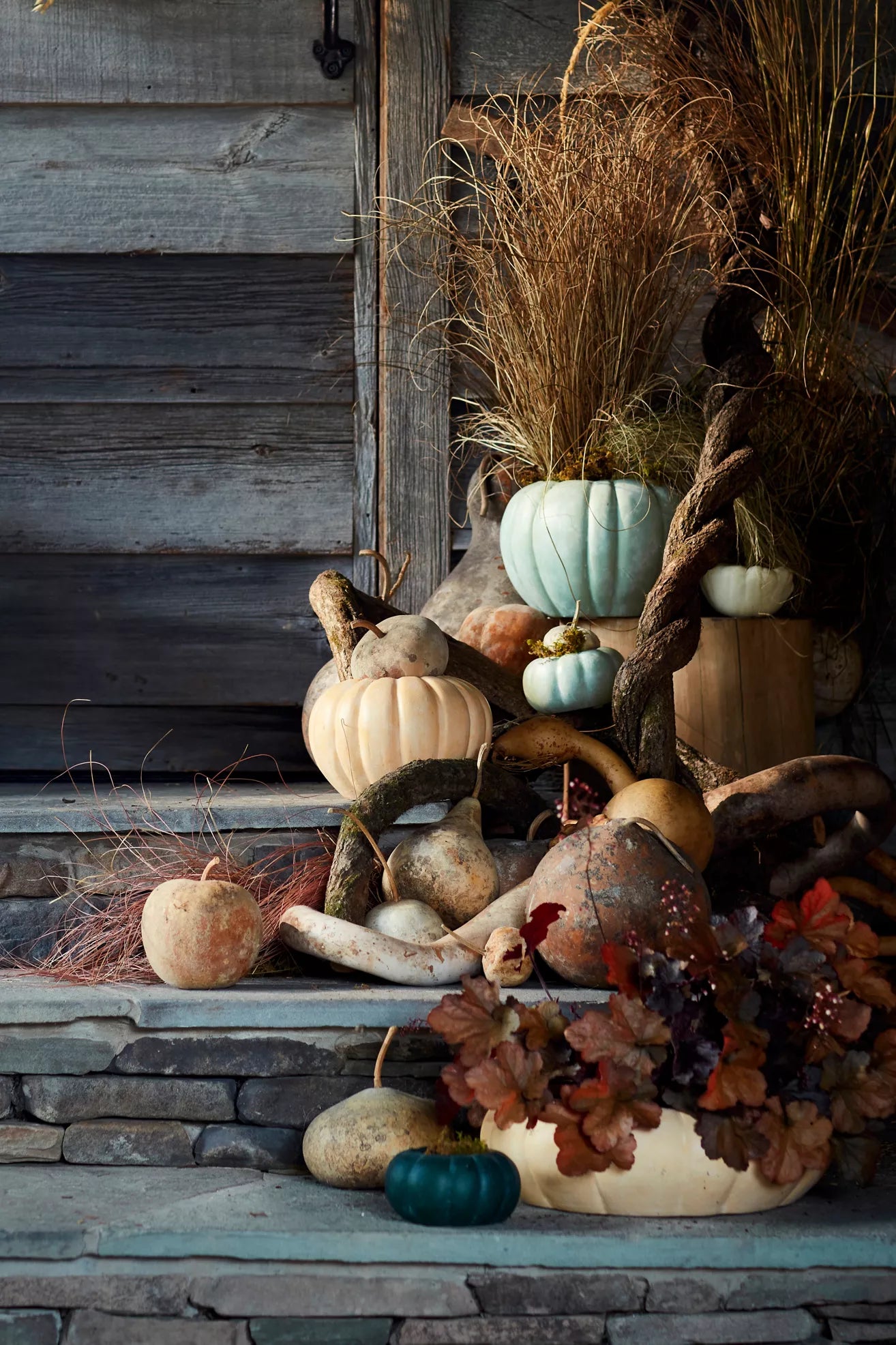 Ceramic Pumpkin Planter, Mini
