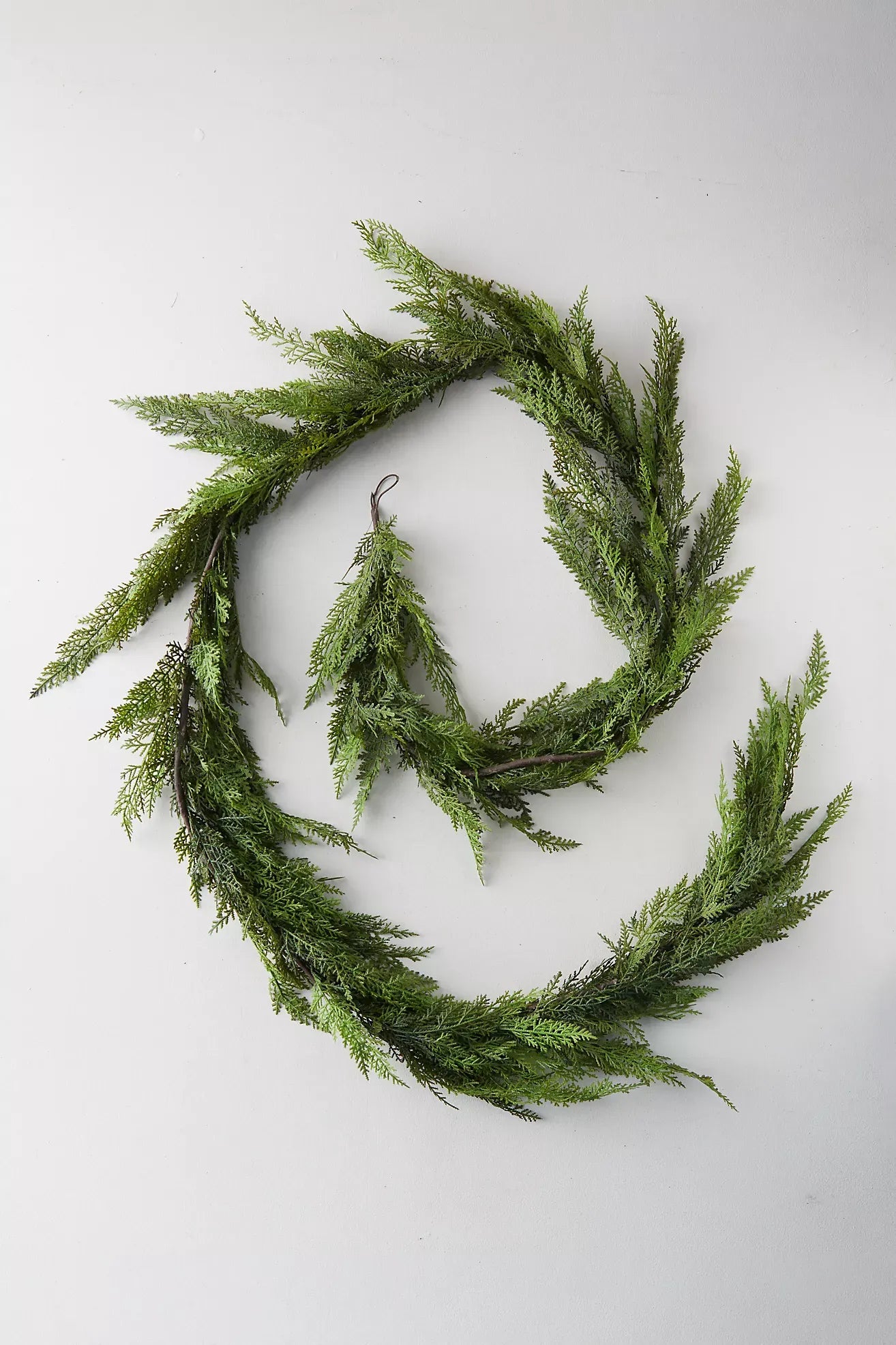 Faux Cedar Garland, Evergreen 72-180"