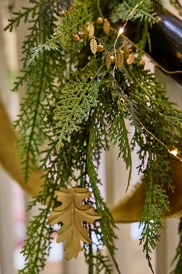 Faux Cedar Garland, Evergreen 72-180"